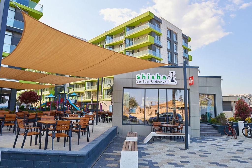 Rusty Sands Apt Spa N Pools Beach Resort Năvodari Zewnętrze zdjęcie